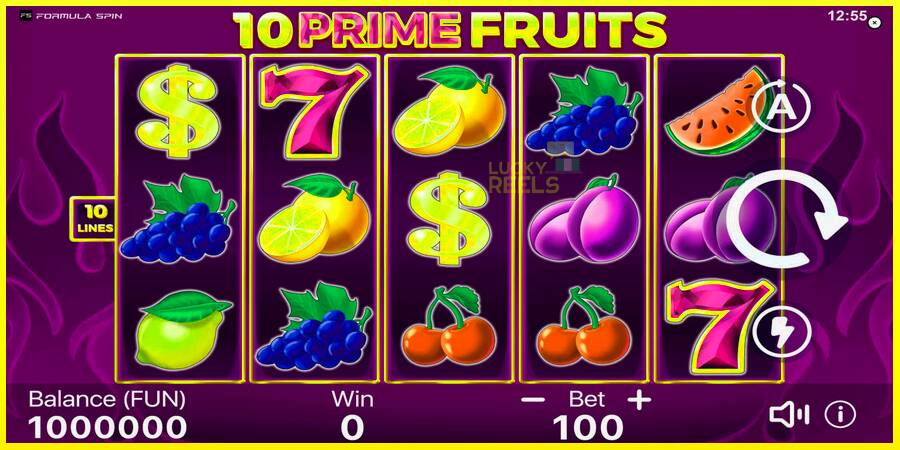 10 Prime Fruits מכונת משחק לכסף, תְמוּנָה 1