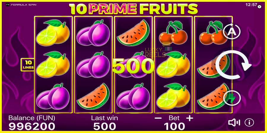 10 Prime Fruits מכונת משחק לכסף, תְמוּנָה 4