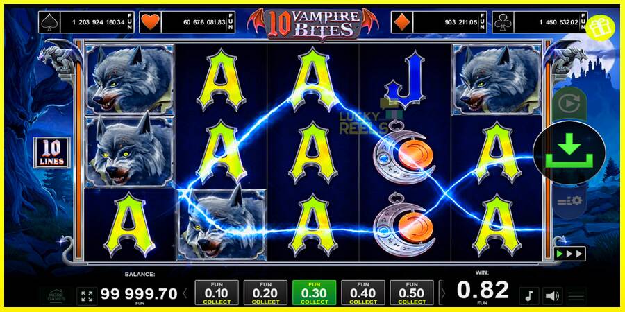 10 Vampire Bites מכונת משחק לכסף, תְמוּנָה 5