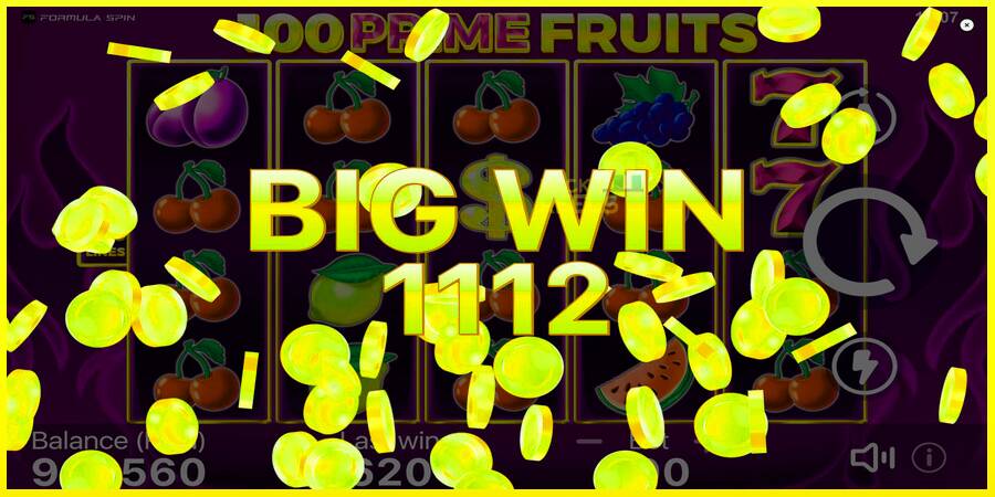 100 Prime Fruits מכונת משחק לכסף, תְמוּנָה 5