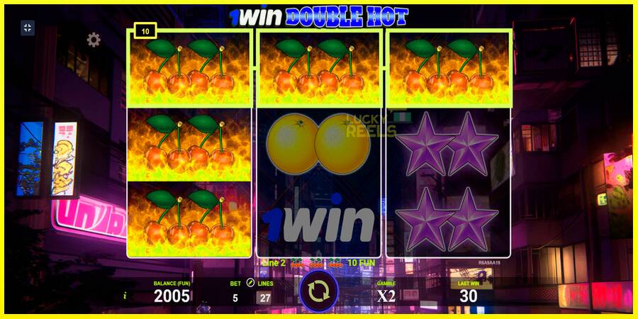 1win Double Hot מכונת משחק לכסף, תְמוּנָה 4