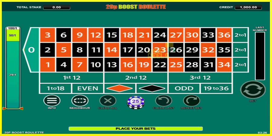 20p Boost Roulette מכונת משחק לכסף, תְמוּנָה 2