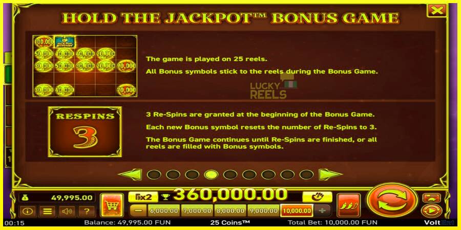 25 Coins Halloween Jackpots מכונת משחק לכסף, תְמוּנָה 5