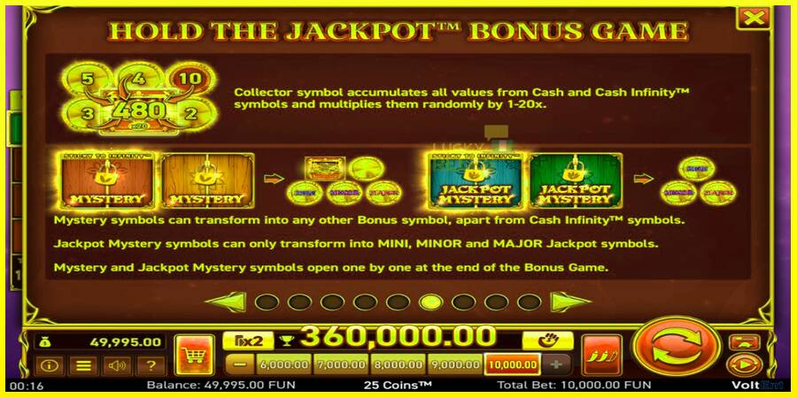 25 Coins Halloween Jackpots מכונת משחק לכסף, תְמוּנָה 6