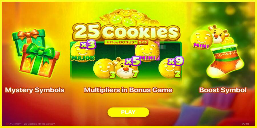 25 Cookies: Hit the Bonus מכונת משחק לכסף, תְמוּנָה 1