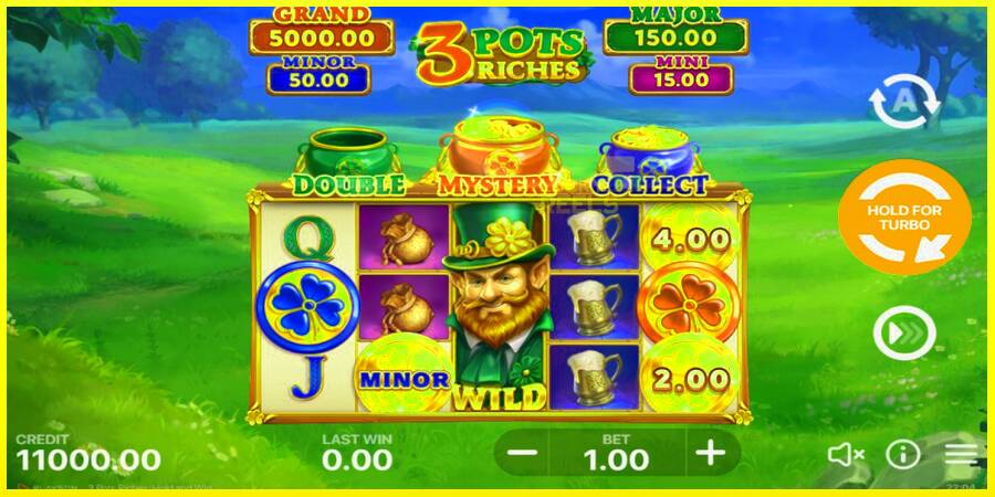 3 Pots Riches: Hold and Win מכונת משחק לכסף, תְמוּנָה 1