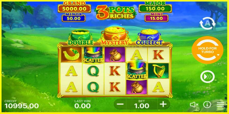 3 Pots Riches: Hold and Win מכונת משחק לכסף, תְמוּנָה 3