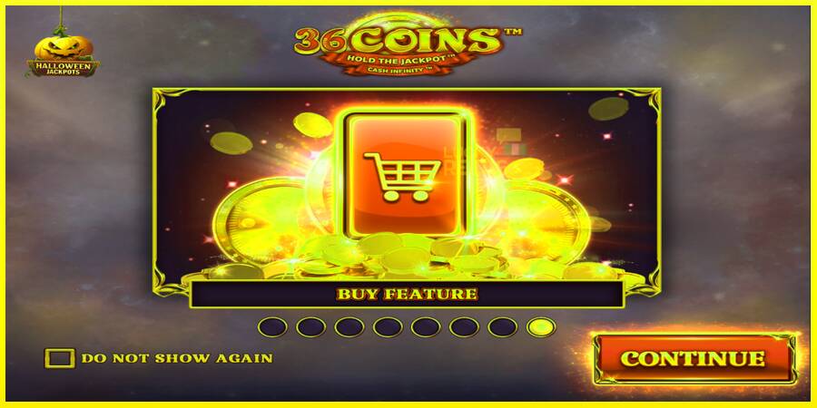 36 Coins Halloween Jackpots מכונת משחק לכסף, תְמוּנָה 1