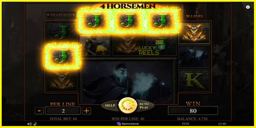 4 Horsemen מכונת משחק לכסף, תְמוּנָה 4