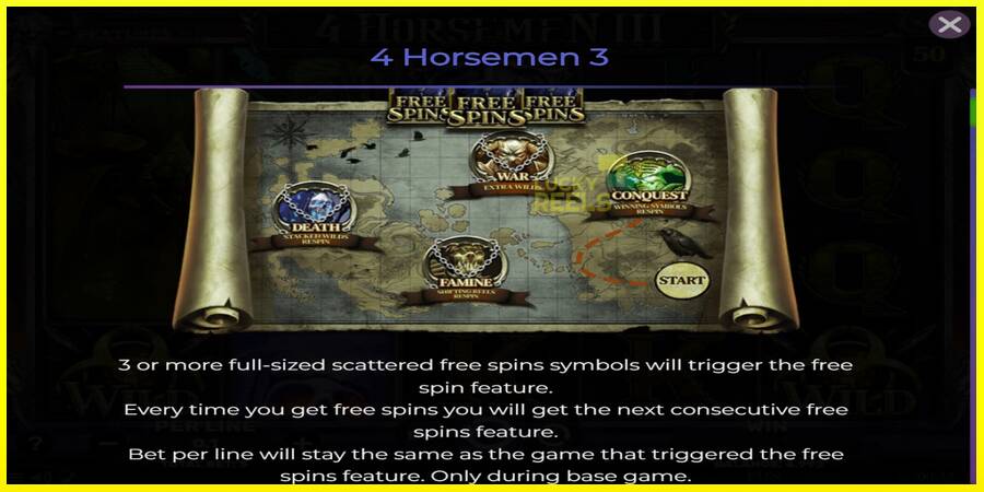 4 Horsemen III מכונת משחק לכסף, תְמוּנָה 4