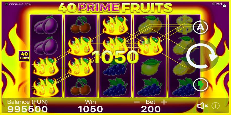 40 Prime Fruits מכונת משחק לכסף, תְמוּנָה 4