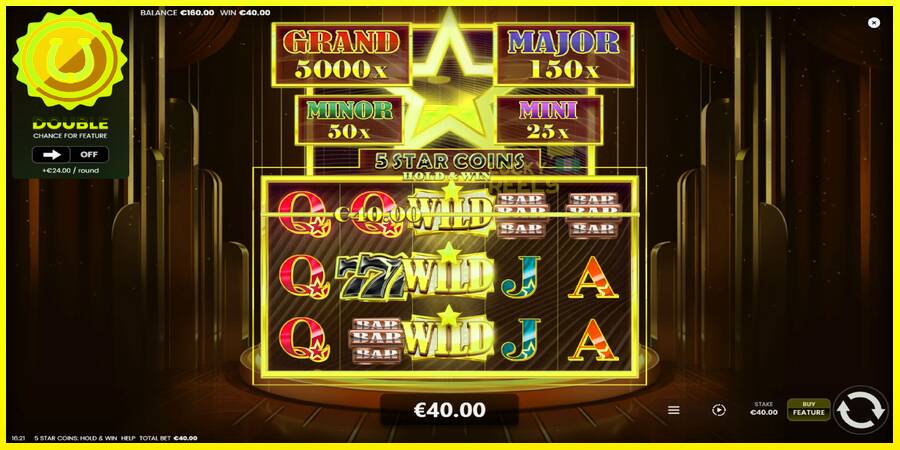 5 Star Coins: Hold & Win מכונת משחק לכסף, תְמוּנָה 4