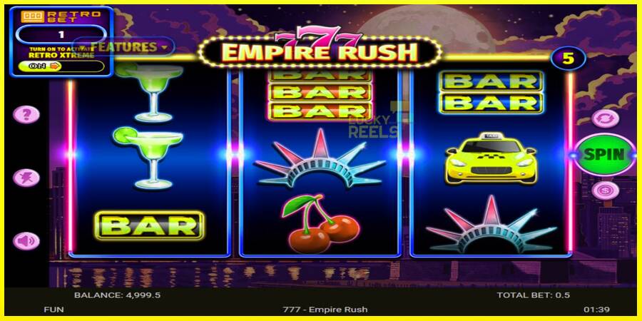 777 Empire Rush מכונת משחק לכסף, תְמוּנָה 2