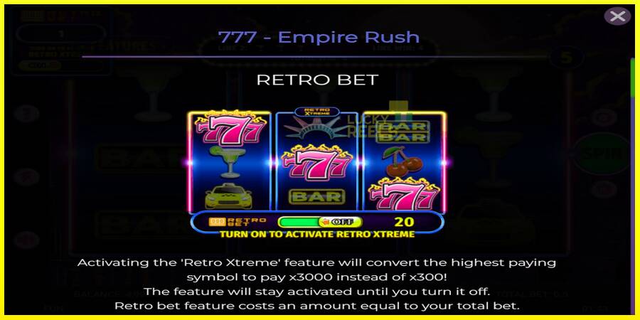 777 Empire Rush מכונת משחק לכסף, תְמוּנָה 4