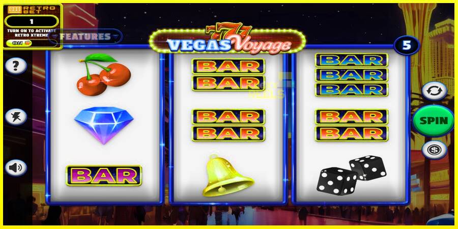 777 – Vegas Voyage מכונת משחק לכסף, תְמוּנָה 1