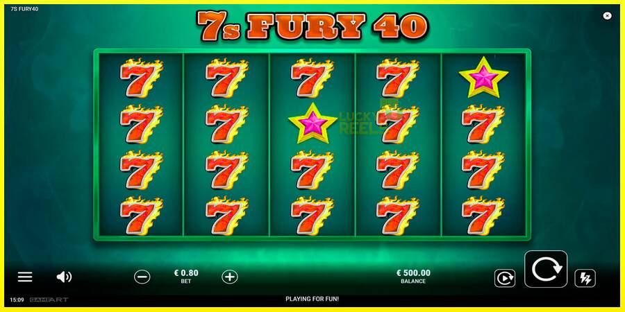 7s Fury 40 מכונת משחק לכסף, תְמוּנָה 1