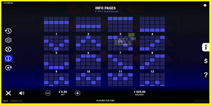 7s Fury 40 מכונת משחק לכסף, תְמוּנָה 7