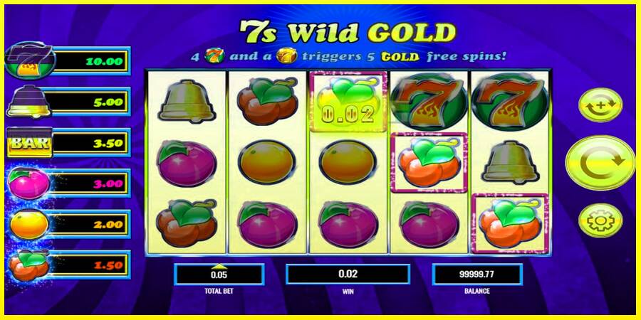 7s Wild Gold מכונת משחק לכסף, תְמוּנָה 3