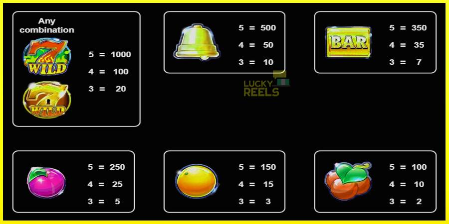 7s Wild Gold מכונת משחק לכסף, תְמוּנָה 5