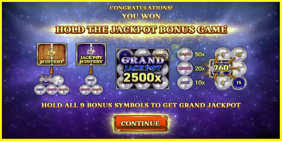 9 Coins Grand Platinum Edition Halloween Jackpot מכונת משחק לכסף, תְמוּנָה 3