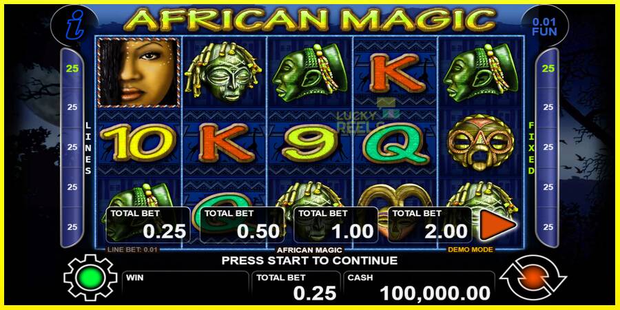 African Magic מכונת משחק לכסף, תְמוּנָה 1