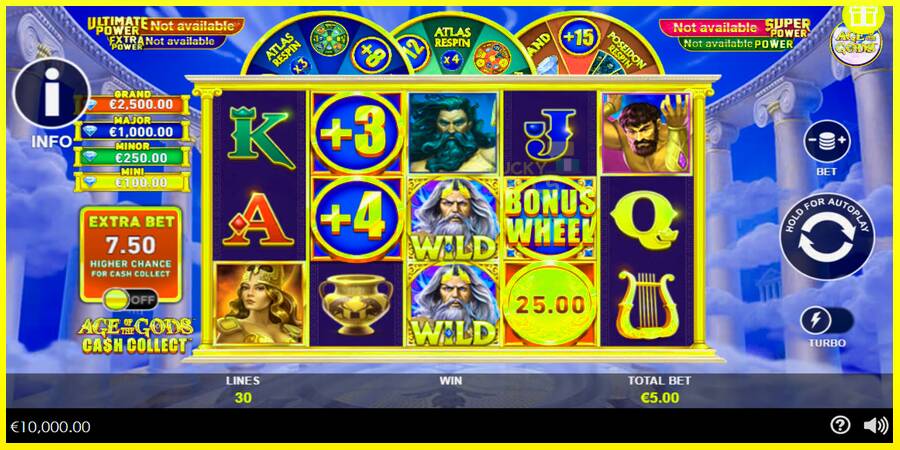 Age of the Gods Cash Collect מכונת משחק לכסף, תְמוּנָה 1