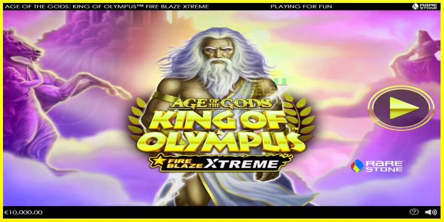 Age of the Gods: King of Olympus Fire Blaze Xtreme מכונת משחק לכסף, תְמוּנָה 1