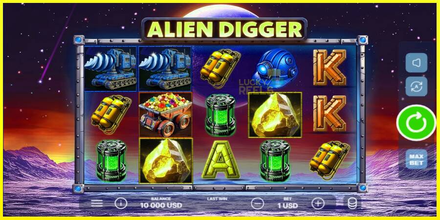 Alien Digger מכונת משחק לכסף, תְמוּנָה 1