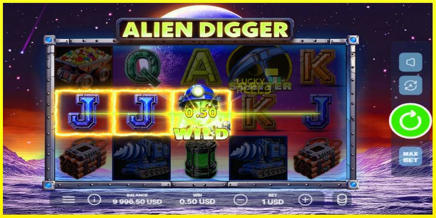 Alien Digger מכונת משחק לכסף, תְמוּנָה 2