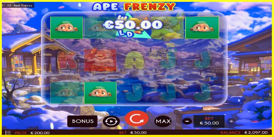 Ape Frenzy מכונת משחק לכסף, תְמוּנָה 3