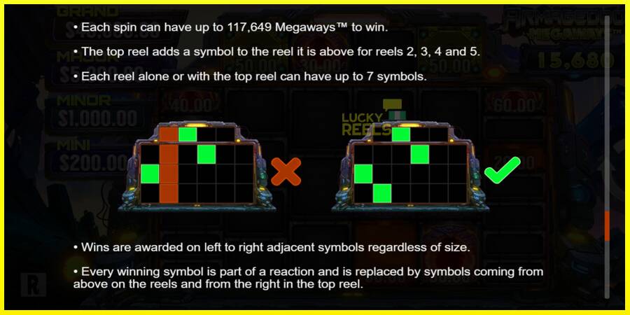 Armageddon Megaways מכונת משחק לכסף, תְמוּנָה 7