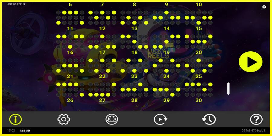 Astro Reels מכונת משחק לכסף, תְמוּנָה 7