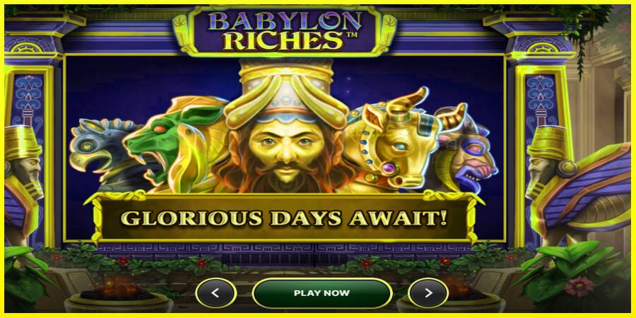 Babylon Riches מכונת משחק לכסף, תְמוּנָה 1