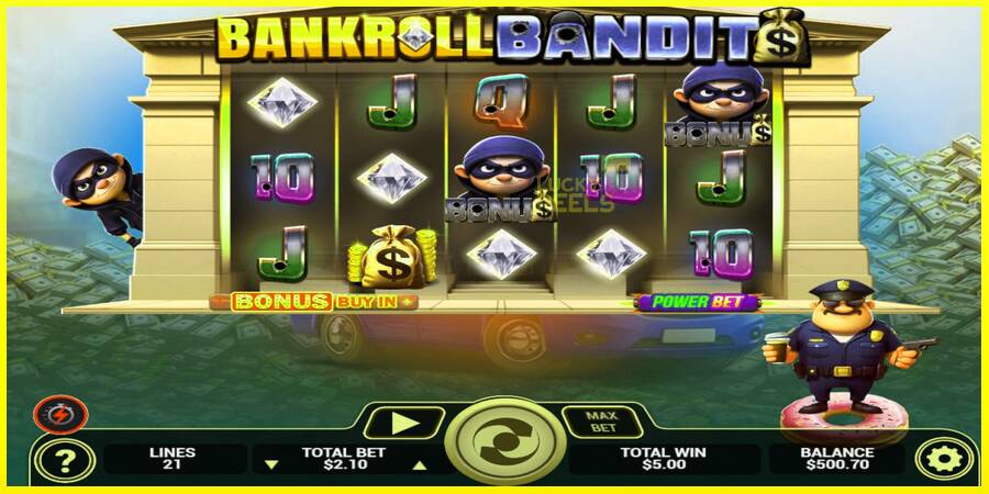 Bankroll Bandits מכונת משחק לכסף, תְמוּנָה 4