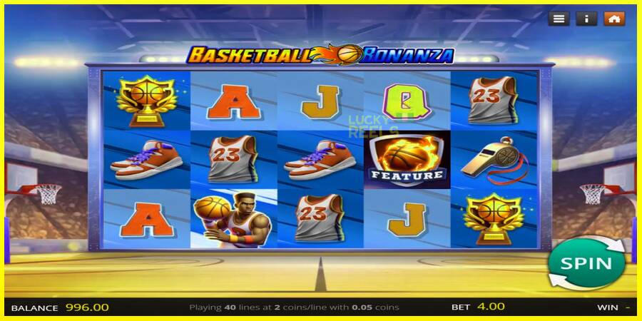 Basketball Bonanza מכונת משחק לכסף, תְמוּנָה 1