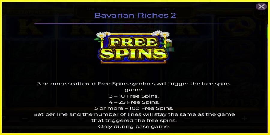 Bavarian Riches 2 מכונת משחק לכסף, תְמוּנָה 4