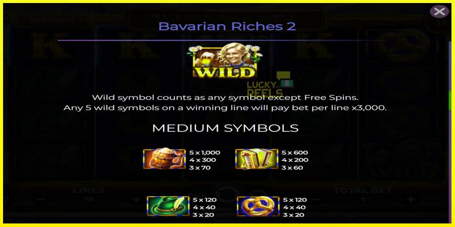 Bavarian Riches 2 מכונת משחק לכסף, תְמוּנָה 6