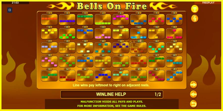 Bells on Fire מכונת משחק לכסף, תְמוּנָה 9