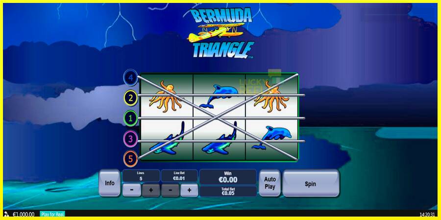 Bermuda Triangle מכונת משחק לכסף, תְמוּנָה 1