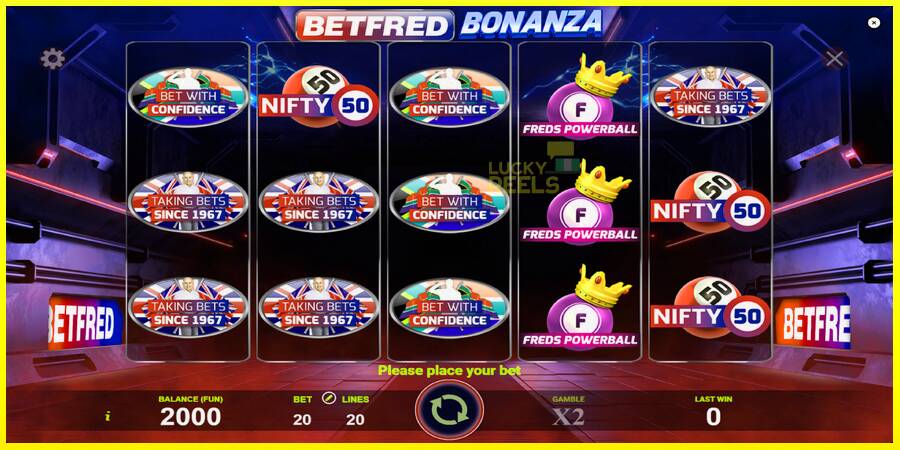 Betfred Bonanza מכונת משחק לכסף, תְמוּנָה 1