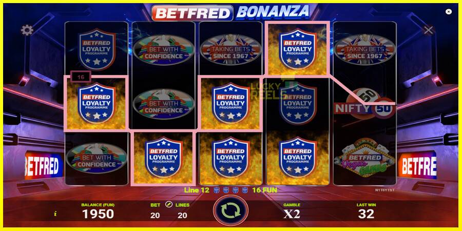 Betfred Bonanza מכונת משחק לכסף, תְמוּנָה 3