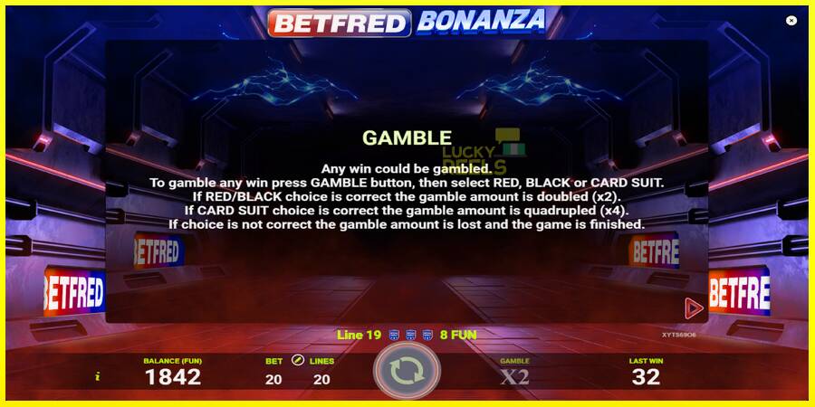 Betfred Bonanza מכונת משחק לכסף, תְמוּנָה 6