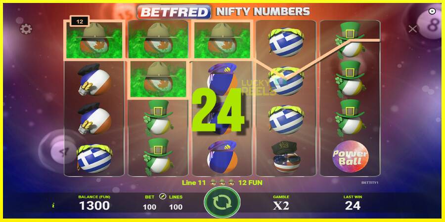 Betfred Nifty Numbers מכונת משחק לכסף, תְמוּנָה 2