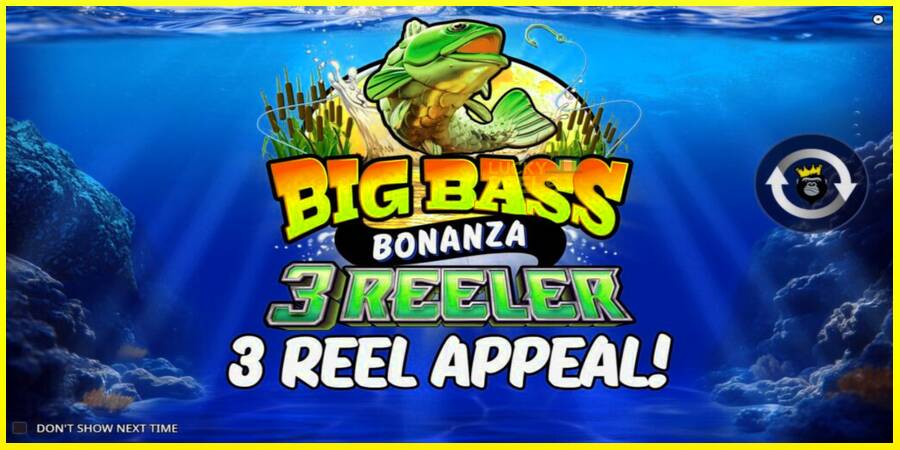 Big Bass Bonanza 3 Reeler מכונת משחק לכסף, תְמוּנָה 1