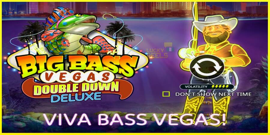 Big Bass Vegas Double Down Deluxe מכונת משחק לכסף, תְמוּנָה 1