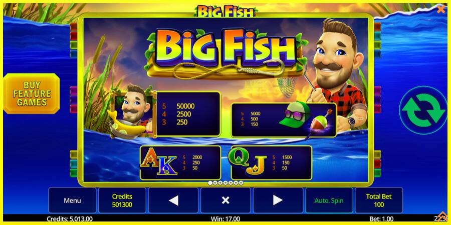 Big Fish מכונת משחק לכסף, תְמוּנָה 5