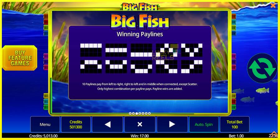 Big Fish מכונת משחק לכסף, תְמוּנָה 6