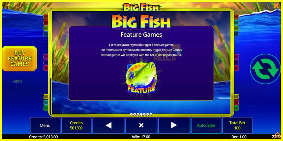 Big Fish מכונת משחק לכסף, תְמוּנָה 7