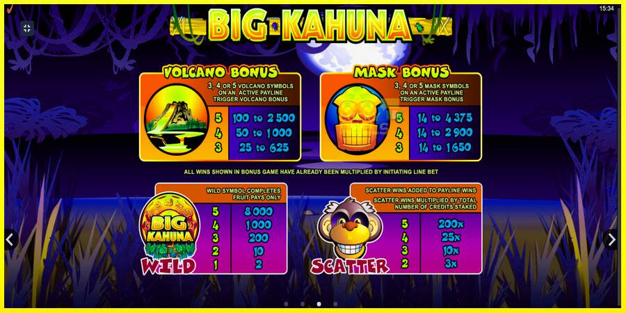 Big Kahuna מכונת משחק לכסף, תְמוּנָה 6