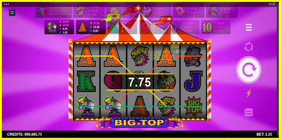 Big Top מכונת משחק לכסף, תְמוּנָה 4